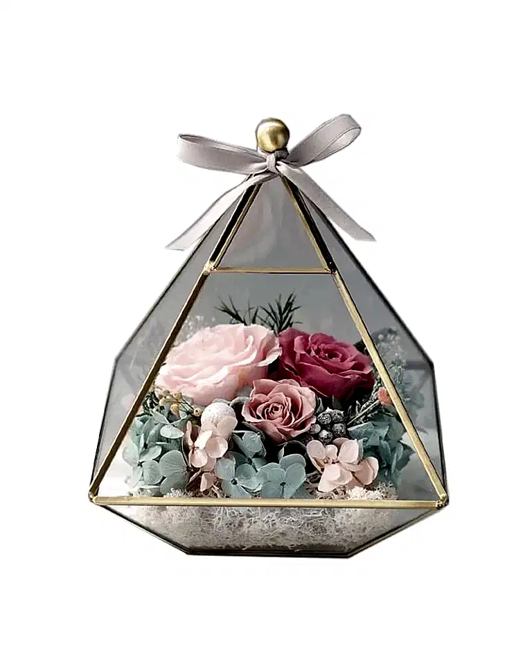 Preserved Fresh Flowers - Warm Heart a
