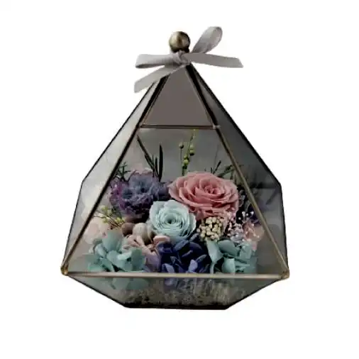 Preserved Fresh Flowers - Violet Dream