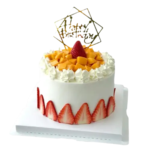 Fresh Cream Birthday Cake