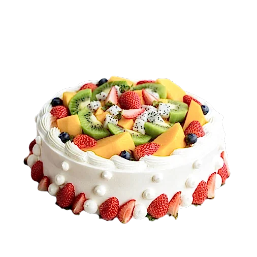 Fresh Cream Birthday Cake