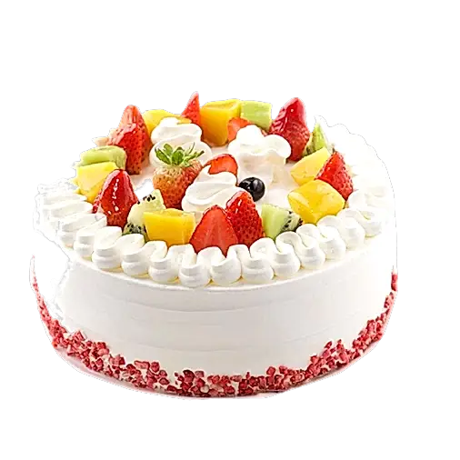 Fresh Cream Birthday Cake