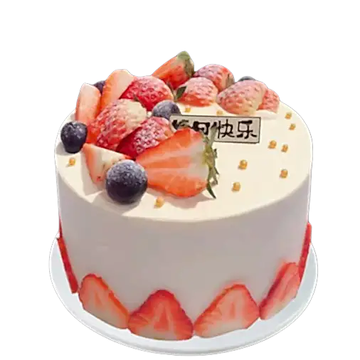 Fresh Cream Birthday Cake