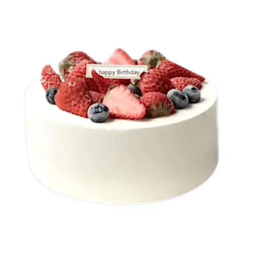 Fresh Cream Birthday Cake