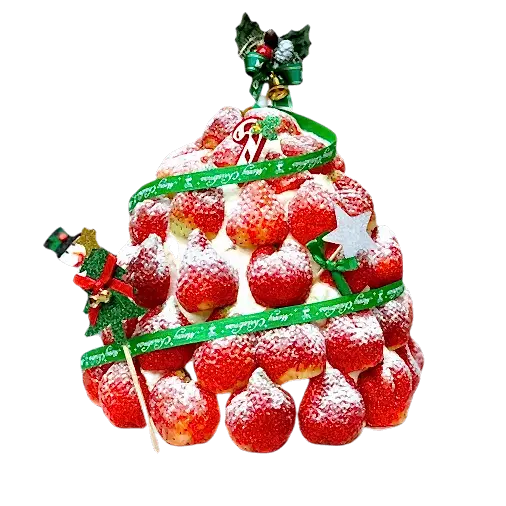 Christmas Fresh Cream Strawberry Birthday Cake 