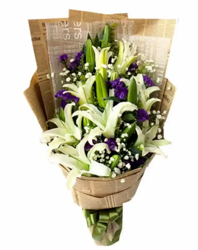 21 White Liliesa