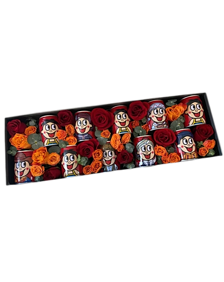 Christmas Flowers Gift Box - Merry Christmas Xmasa
