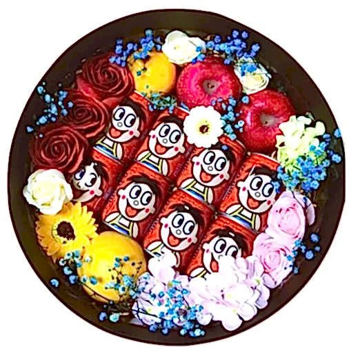 Christmas Flowers Gift Box - Merry Christmas Xmas