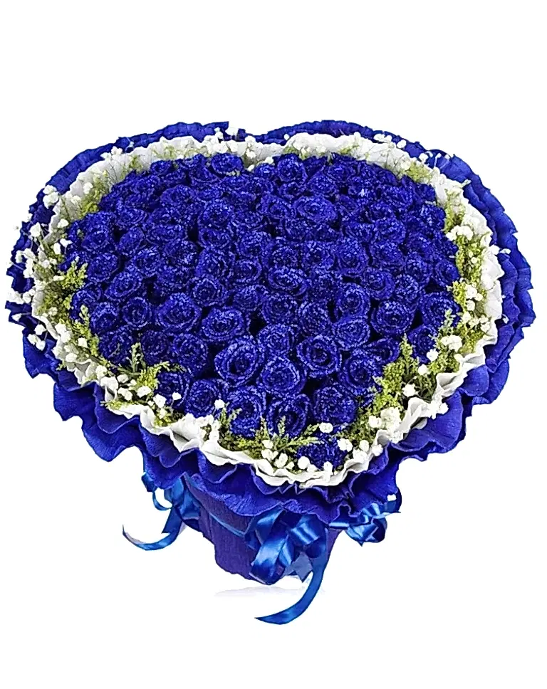 99 Blue Rosesa