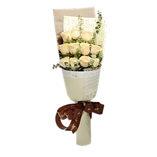 11 Champagne Roses