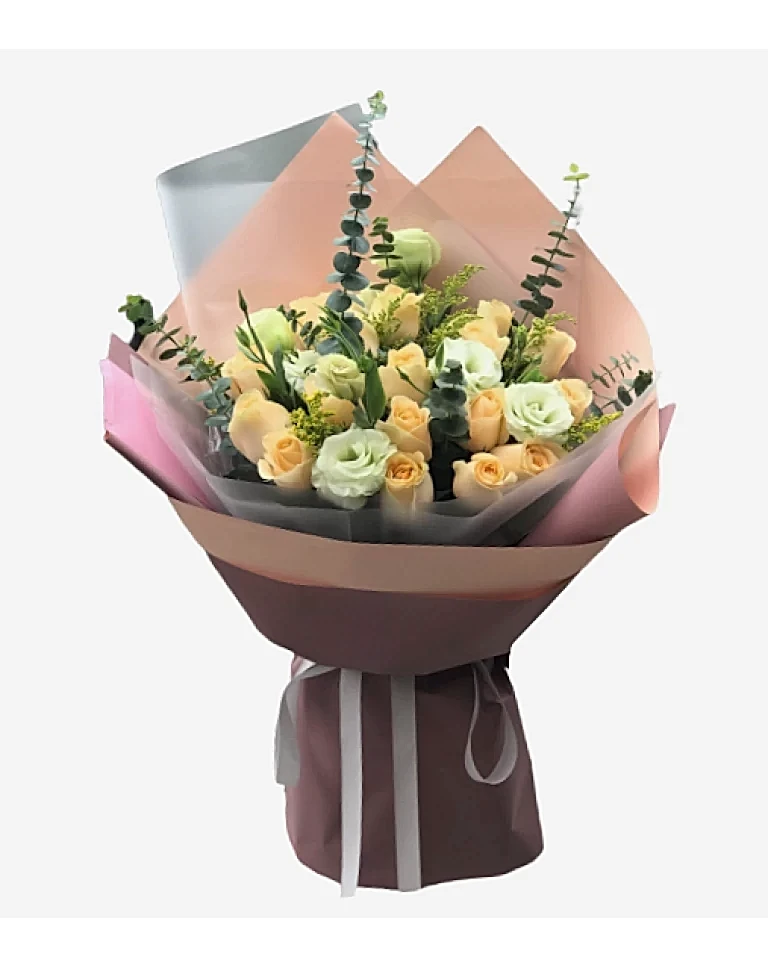 20 Champagne Rosesa