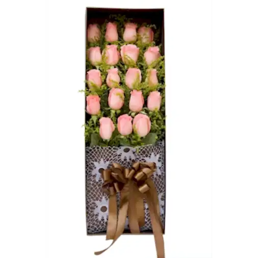 19 Pink Roses in Luxuy Box