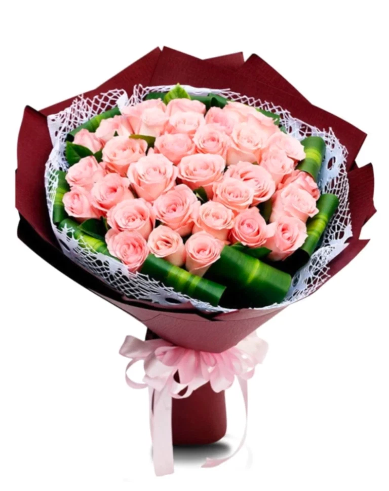 33 Pink Rosesa
