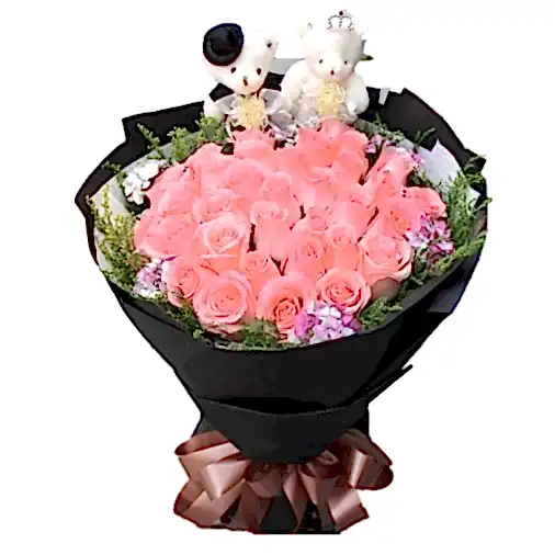 33 Pink Roses