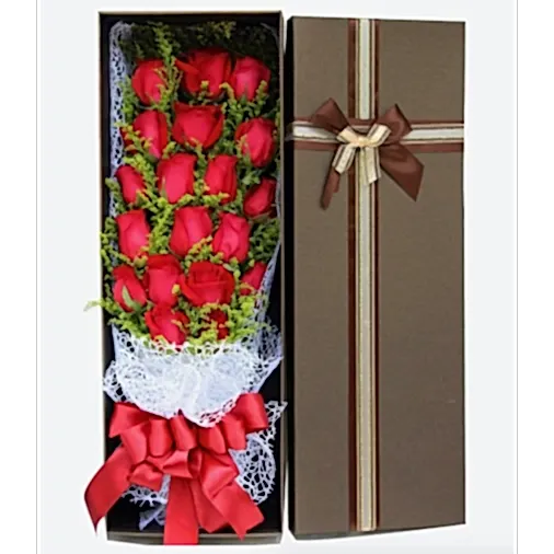 19 Red Roses in Luxury Box
