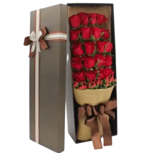 20 Red Roses in Luxury Box