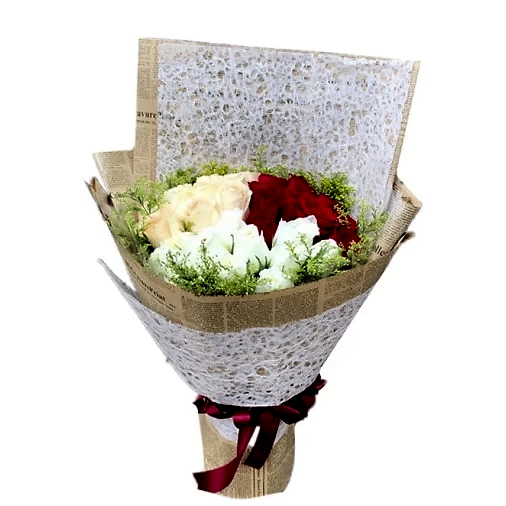 33 Mixed Roses