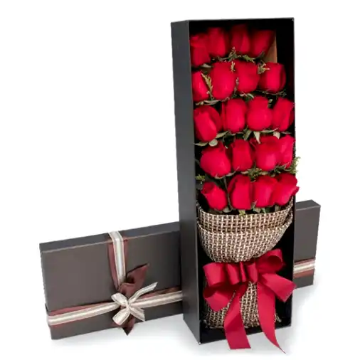 20 Red Roses in Luxury Box